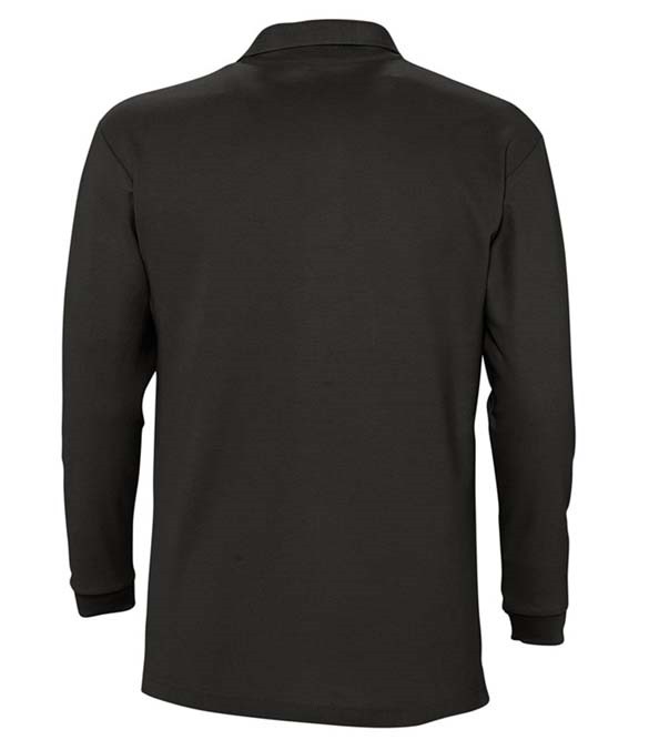 SOL&#39;S Winter II Long Sleeve Cotton Piqu&#233; Polo Shirt