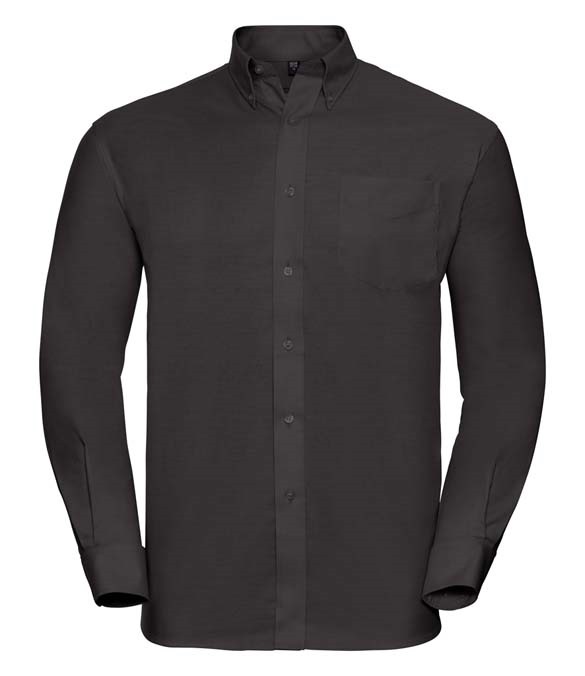 Russell Collection Long Sleeve Easy Care Oxford Shirt