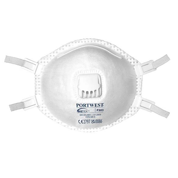 FFP3 Respirator Valved (Pk10)