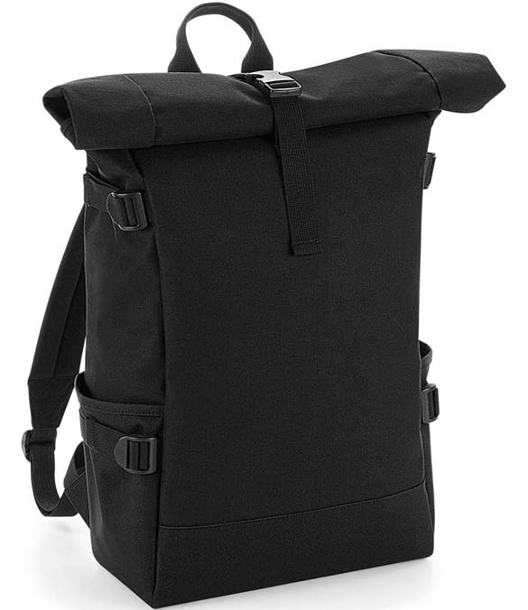 BagBase Block Roll-Top Backpack