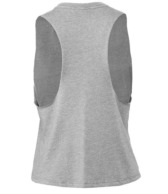 Bella Ladies Racer Back Cropped Tank Top