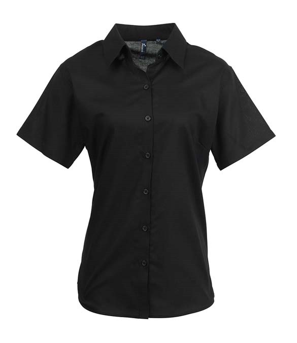 Premier Ladies Signature Short Sleeve Oxford Shirt