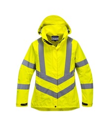 Hi-Vis Women's Breathable Rain Jacket