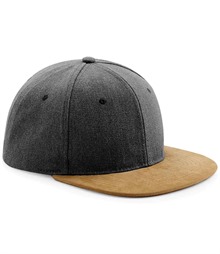 Beechfield Suede Peak Snapback Cap