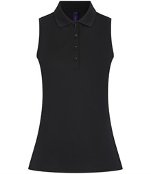 Henbury Ladies Sleeveless Coolplus? Polo Shirt
