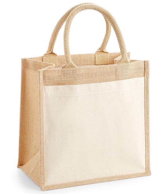 Westford Mill Pocket Jute Midi Tote