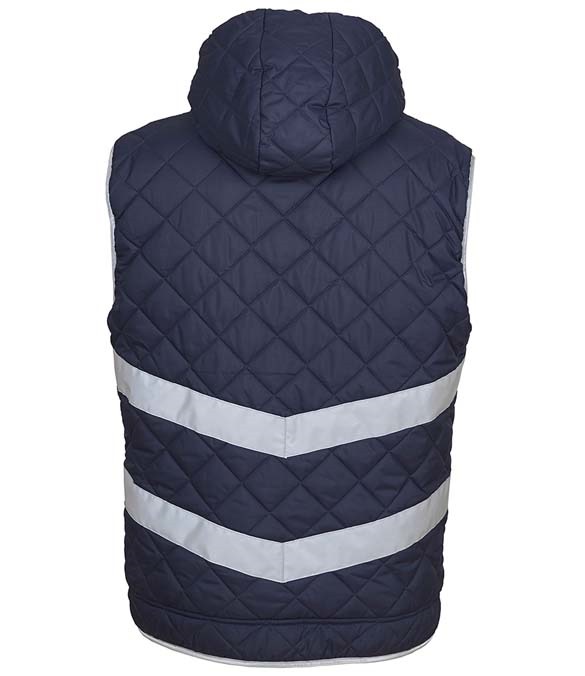 Yoko Hi-Vis Kensington Hooded Gilet